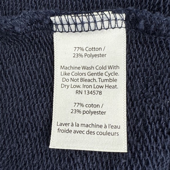Chicago Bears Vineyard Vines Men's L 1/4 Zip Pullover Navy Blue NFL - Picture 8 of 11